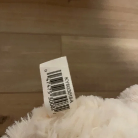 Plush Dog Toy - Cream and Brown - Picture 5 of 5